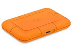 LaCie SSD zunanji trpežni 2,5-palčni 500 GB - USB 3.1 Gen 2, tip C, oranžna