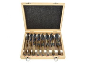GEKO Set 8 svedrov HSS-Co 14-25,5 mm za jeklo in les G38115