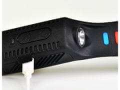 Bailong 2v1 univerzalna aku. LED 2x COB naglavna svetilka USB XPE senzorski vklop