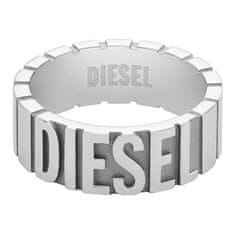 Diesel Brezčasni moški jekleni prstan DX1390040 (Obseg 62 mm)