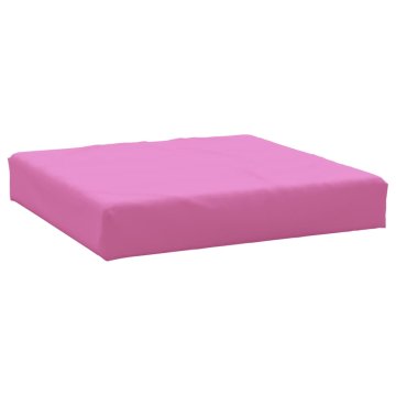 Vidaxl Blazina za palete roza 60x60x8 cm oxford tkanina