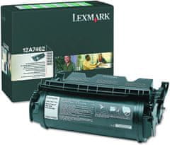 Lexmark 12A7462 HC črn, originalen toner