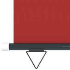 Vidaxl Balkonska stranska tenda 145x250 cm rdeča