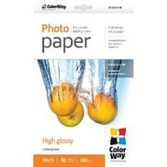 ColorWay Fotopapir H.Gl. 10x15 50pcs 180g