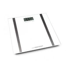Esperanza Elektronska osebna tehtnica Esperanza Samba, bela, pravokotna, do 180 kg, 12 uporabnikov, 100 g natančnost