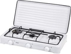 MPM MPM KN-03/1K plinska kuhalna plošča, 60 cm, bela, 3 cone