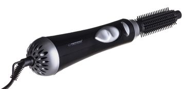 Esperanza Esperanza EBL001K vroča zračna krtača za oblikovanje las, črna, 400 W, 1,6 m, primerna za vse tipe las, 3 hitrosti