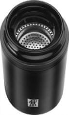 slomart ZWILLING Thermo čajnik s filtrirjem, 420 ml, črn, BPA-free, iz nerjavnega jekla, za hladne in vroče napitke