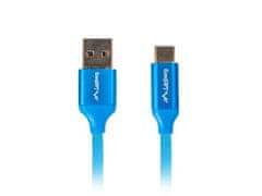 Lanberg lanberg ca-usbo-21cu-0010-bl usb kabel 1 m usb 2.0 usb a usb c modri
