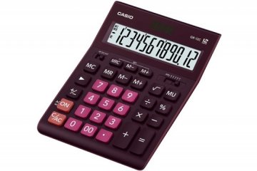 shumee CASIO PISARNIŠKI KALKULATOR GR-12C-WR VIJOLIČEN, 12 DIGITALNI ZASLON