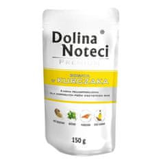 DOLINA NOTECI DOLINA NOTECI Premium mokra hrana za pse z bogato vsebnostjo piščanca - 150 g, primerna za vse pasme in starostne skupine