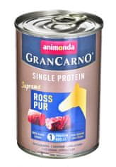 Animonda ANIMONDA GranCarno Enotni Protein Konjsko Mesos - mokra hrana za pse, 400 g, brez žit, brez umetnih barvil.