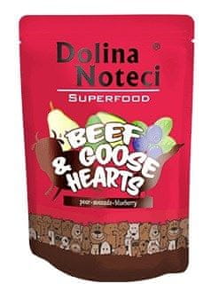 DOLINA NOTECI Dolina Noteci Superfood - goveje in gosje srce - mokra pasja hrana - 300 g