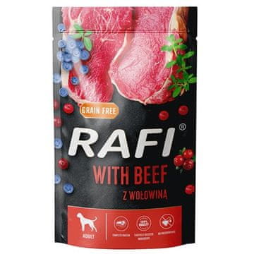 dnt Pasja hrana DOLINA NOTECI Rafi z govedino, 500g
