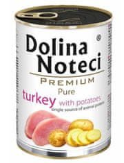 DOLINA NOTECI Dolina Noteci Premium Pure puran s krompirjem za odrasle pse 400g - brez žitaric, monoproteinska mokra hrana