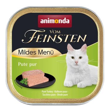Animonda ANIMONDA Vom Feinsten Turkey - mokra mačja hrana za občutljive želodce, 100g, brez glutena in umetnih barvil