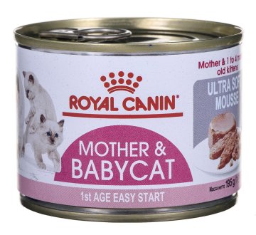 Royal Canin Royal Canin BABYCAT INSTINCTIVE - Konzervirana hrana za mačke (195 g) - Prilagojena za mladiče, nosečnost in laktacijo