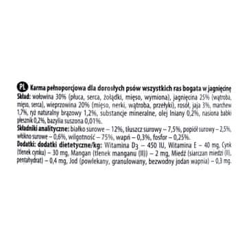 dnt Pasja hrana DNT Premium Rich in lamb - mokra, 400 g
