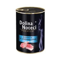 DOLINA NOTECI Dolina Noteci Premium mokra hrana za mačke, bogata z jagnjetino, 400 g - brez konzervansov, primerna za odrasle mačke