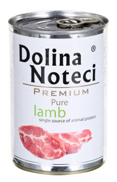 DOLINA NOTECI Dolina Noteci Premium Pure Jagnjetina - mokra hrana za odrasle pse - 400g, brez piščanca, brez glutena, brez žitaric