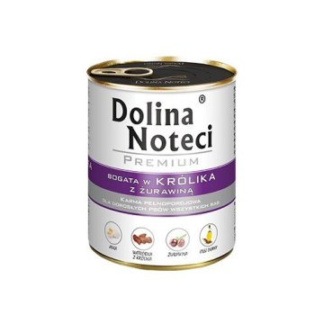 DOLINA NOTECI DOLINA NOTECI Premium mokra pasja hrana z zajcem in brusnicami - 800 g, brez umetnih dodatkov, brez glutena