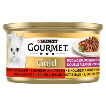 shumee GOURMET GOLD - mešanica govedine in piščanca 85 g