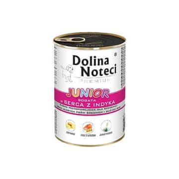 DOLINA NOTECI DOLINA NOTECI Premium Junior s srcem purana - mokra hrana za mladiče - 400g