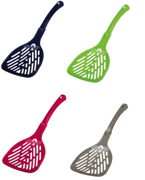 Trixie TRIXIE Mala lopatica za mačje stranišče, večbarvna, plastika, 1 kos, hitro pošiljanje 24 ur