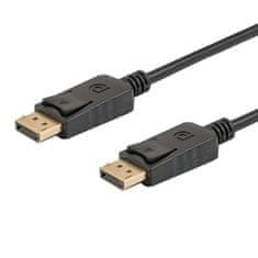 SAVIO savio cl-136 displayport kabel 2 m črn