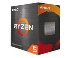 AMD AMD Ryzen 5 5600X procesor 3.7 GHz, 12 niti, 32 MB L3, Socket AM4, 7 nm, zrakovno hlajenje vključeno, 65 W TDP