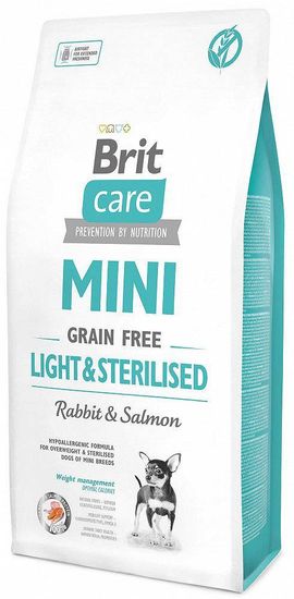 Brit BRIT Care Mini Light&amp;Sterilised - suha hrana za pse - 2 kg