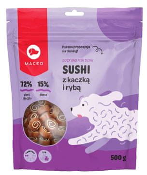 MACED MACED Poslastica za pse Račka in ribica, 500 g