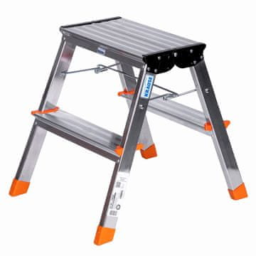 KRAUSE Zložljive stopnice Krause Treppy, aluminij, srebrne
