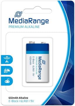 MediaRange Baterija 9 v 1/1 alkalna