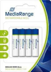 MediaRange Baterija lr 03 1,5v za polnjenje 1/4 alkalna