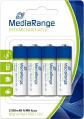 MediaRange Baterija lr 06 aa za polnjenje 1/4 alkalna mrbat121