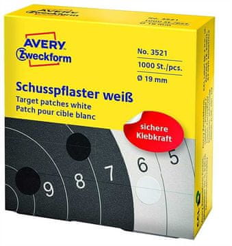Avery Zweckform Etikete zweckform 3521 okrogle premer 19mm bele