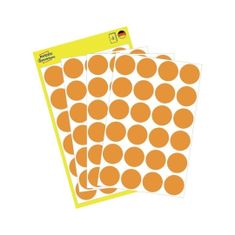 Avery Zweckform Etikete zweckform okrogle fi-18mm - 3173 oranžne neon
