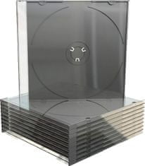 MediaRange Etui za cd škatla 1/1 slim črn/prozorn box21