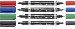 Staedtler Flomaster 348 dvostranski - rdeč