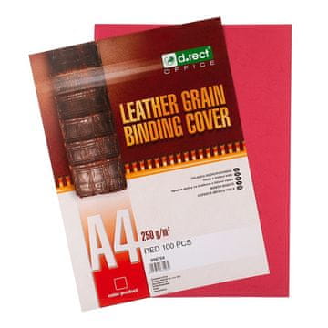 Leviatan Karton za vezavo a4 1/100 250g levia - rdeč