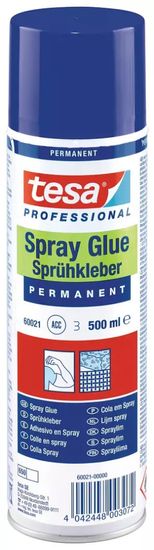 Tesa Lepilo v spreju prozoren / spray glue permanent 500ml