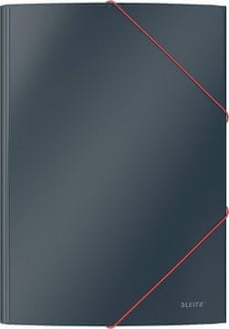 Leitz Mapa kartonska z elastiko a4 cosy siva 30020089