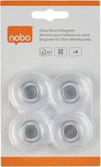 Nobo Magnetki za stekleno tablo 32mm 1/4 1904116