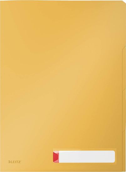 Leitz Mapa pvc l s 3 pregradami cosy a4 1/3 rumena 47160019
