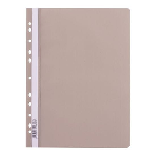 Leviatan Mapa pvc s sponko levia s perforacijo - siva