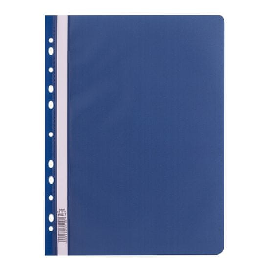 Leviatan Mapa pvc s sponko levia s perforacijo - temno modra