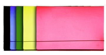 Leviatan Mapa z elastiko a4 levia - rumena