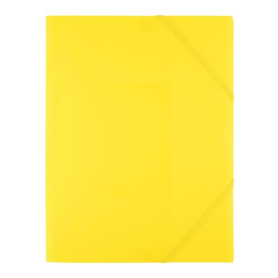 Leviatan Mapa z elastiko pvc levia a4 - rumena