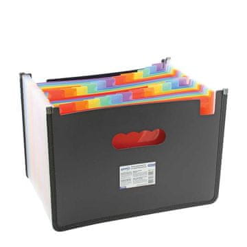 SPREE Mapa za dokumente 24-delna harmonika barvni žepi 77800